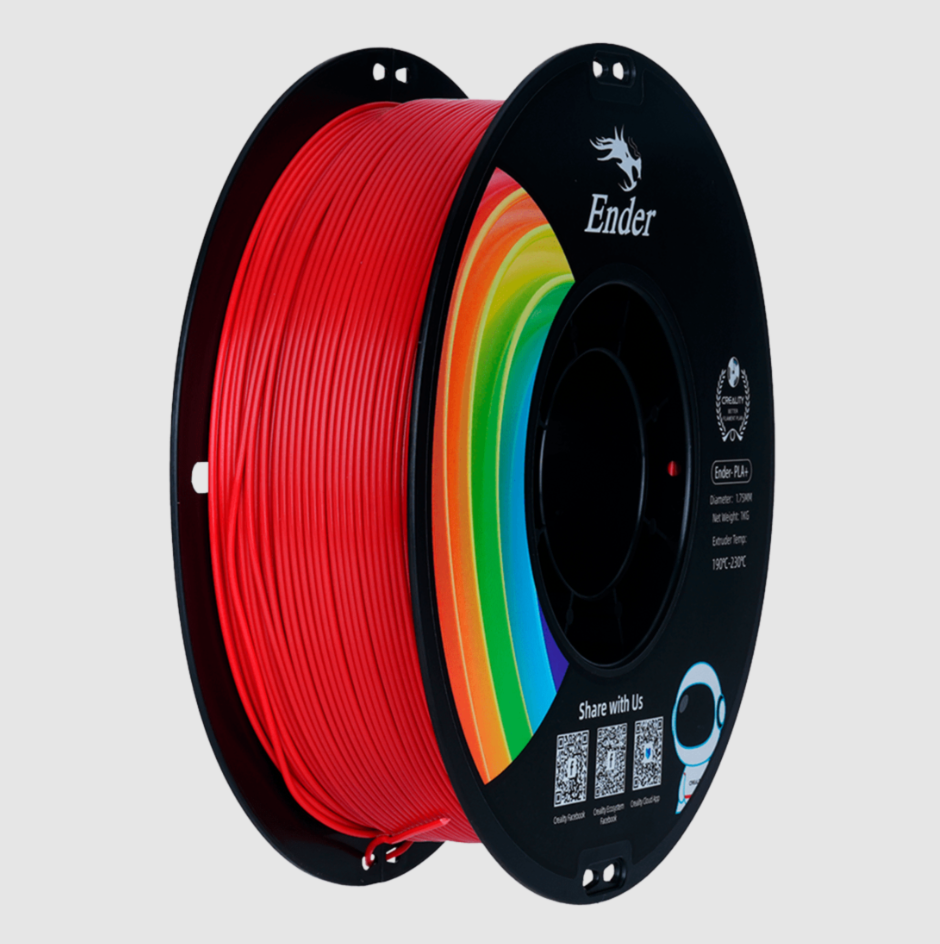 Filamento PLA+ 1.75mm Rojo – Creality Ender