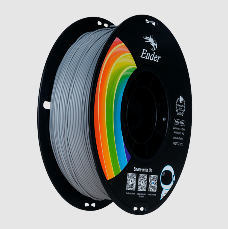 Filamento PLA+ 1.75mm Gris – Creality Ender