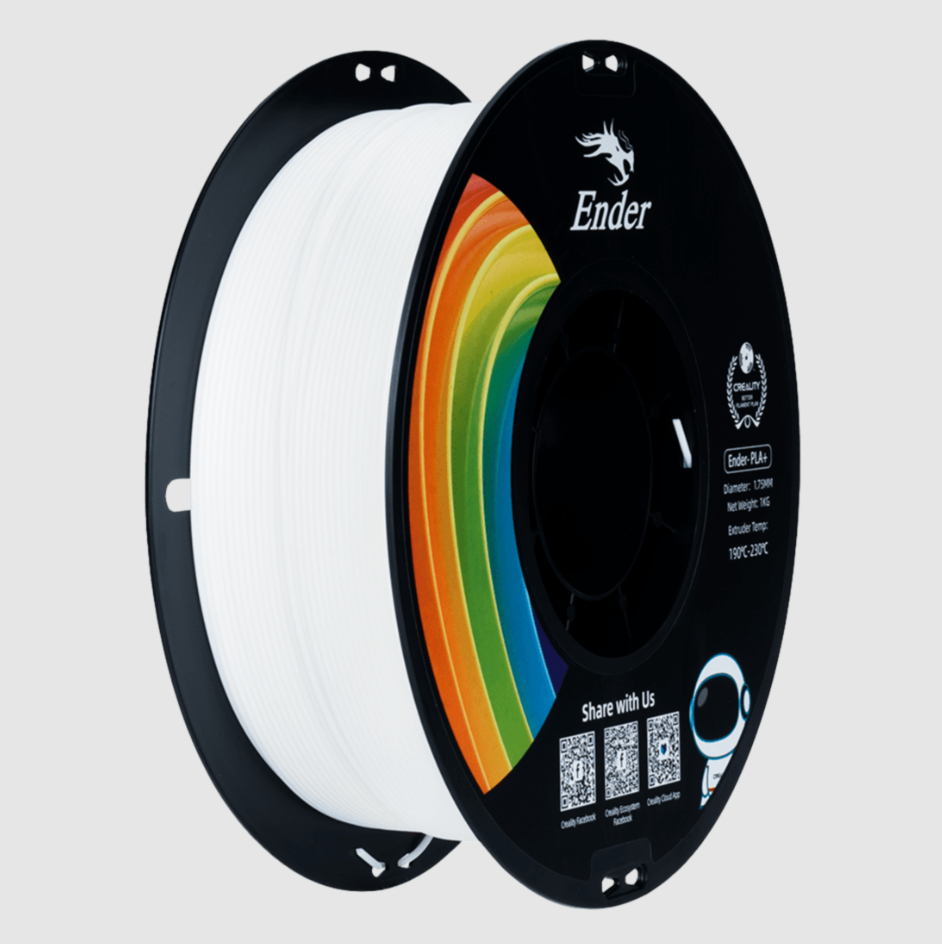 Filamento PLA+ 1.75mm Blanco – Creality Ender