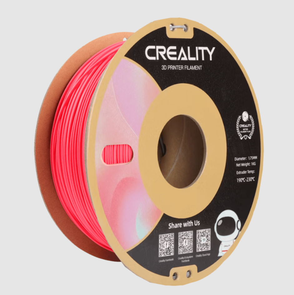 Filamento CR‑PLA 1.75mm Rojo Fresa Mate – Creality