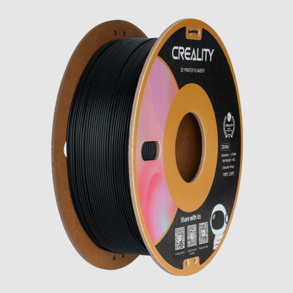 Filamento CR‑PLA 1.75mm Negro Mate – Creality
