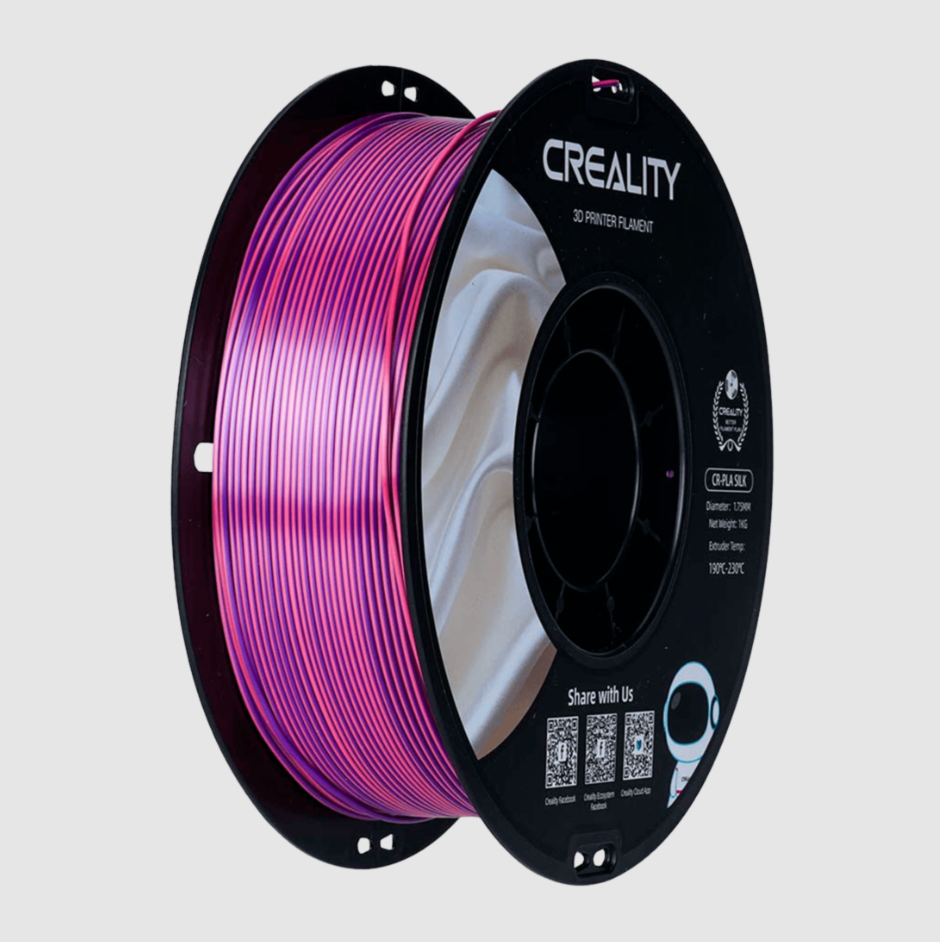 Filamento CR‑PLA SILK 1.75mm Rosado Morado – Creality