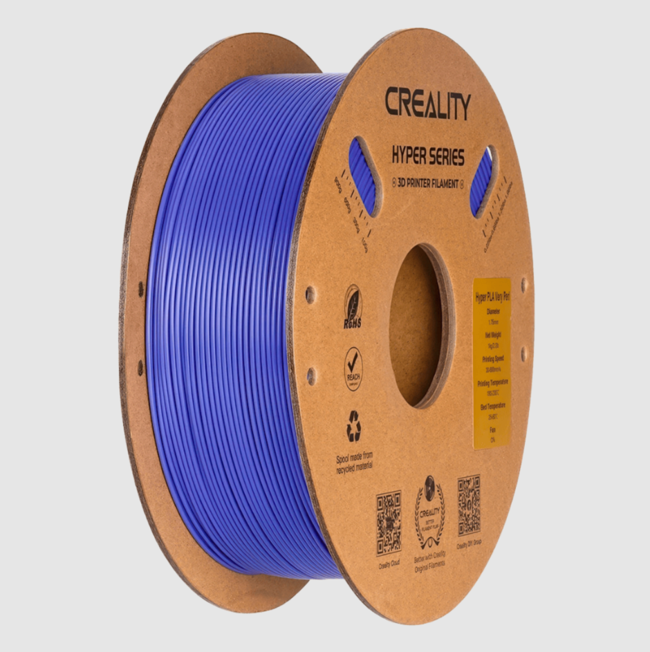 Filamento Hyper PLA 1.75mm Azul Very Peri – Creality