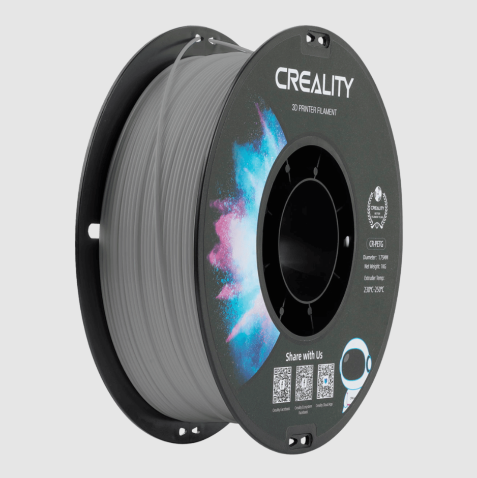 Filamento CR‑PETG 1.75mm Gris – Creality