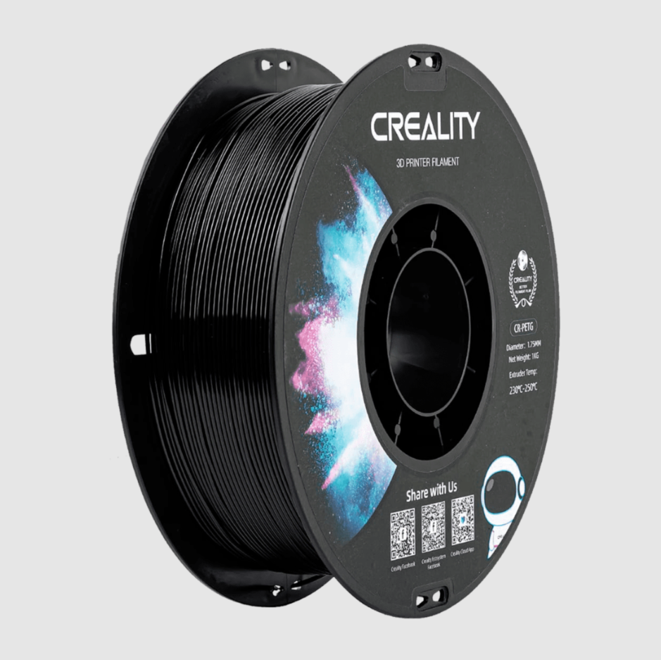 Filamento CR‑PETG 1.75mm Negro – Creality