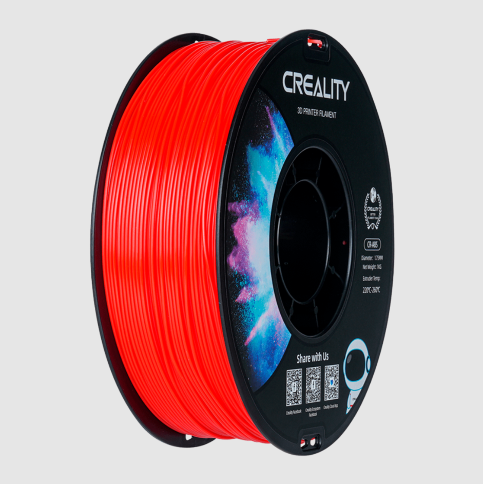 Filamento CR‑ABS 1.75mm Rojo – Creality