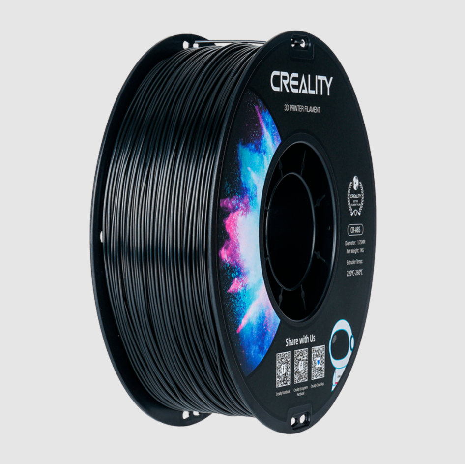 Filamento CR‑ABS 1.75mm Negro – Creality